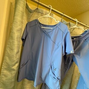 NFINITY Light Blue work scrubs (2 pair)